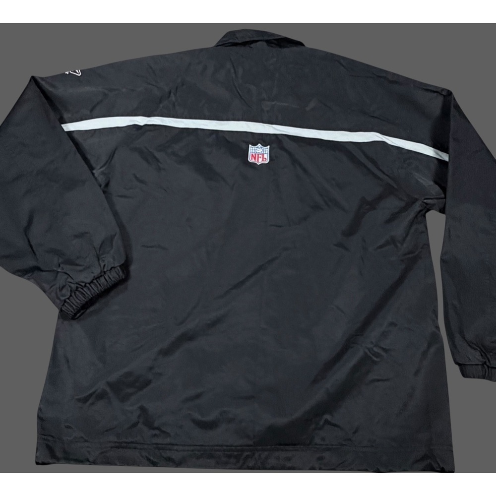 Las Vegas/Oakland Raiders Mens Medium M Jacket Full Zip Black NFL Team Apparel - Picture 2 of 5